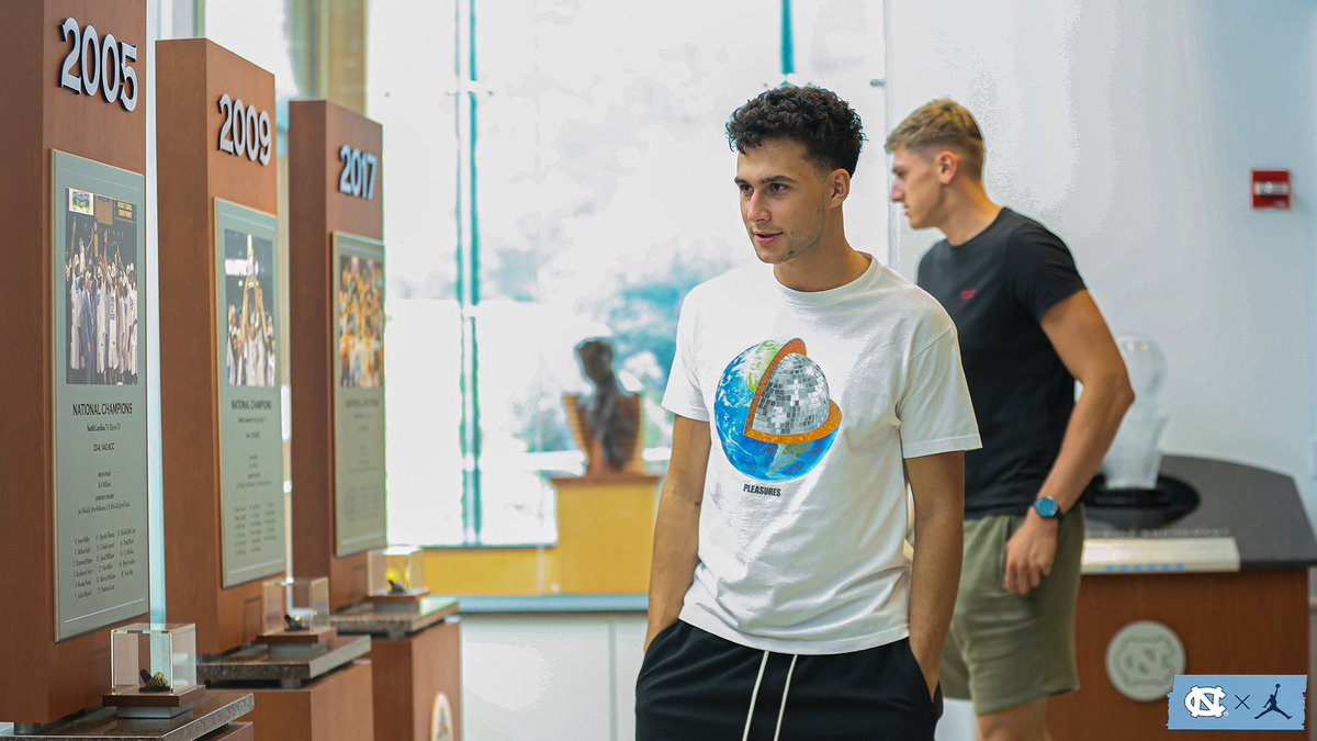 UNC_Basketball's tweet photo. Luka π²πͺ and Ivan ππ· have officially arrived in Chapel Hill π https://t.co/qnTru1LFxl