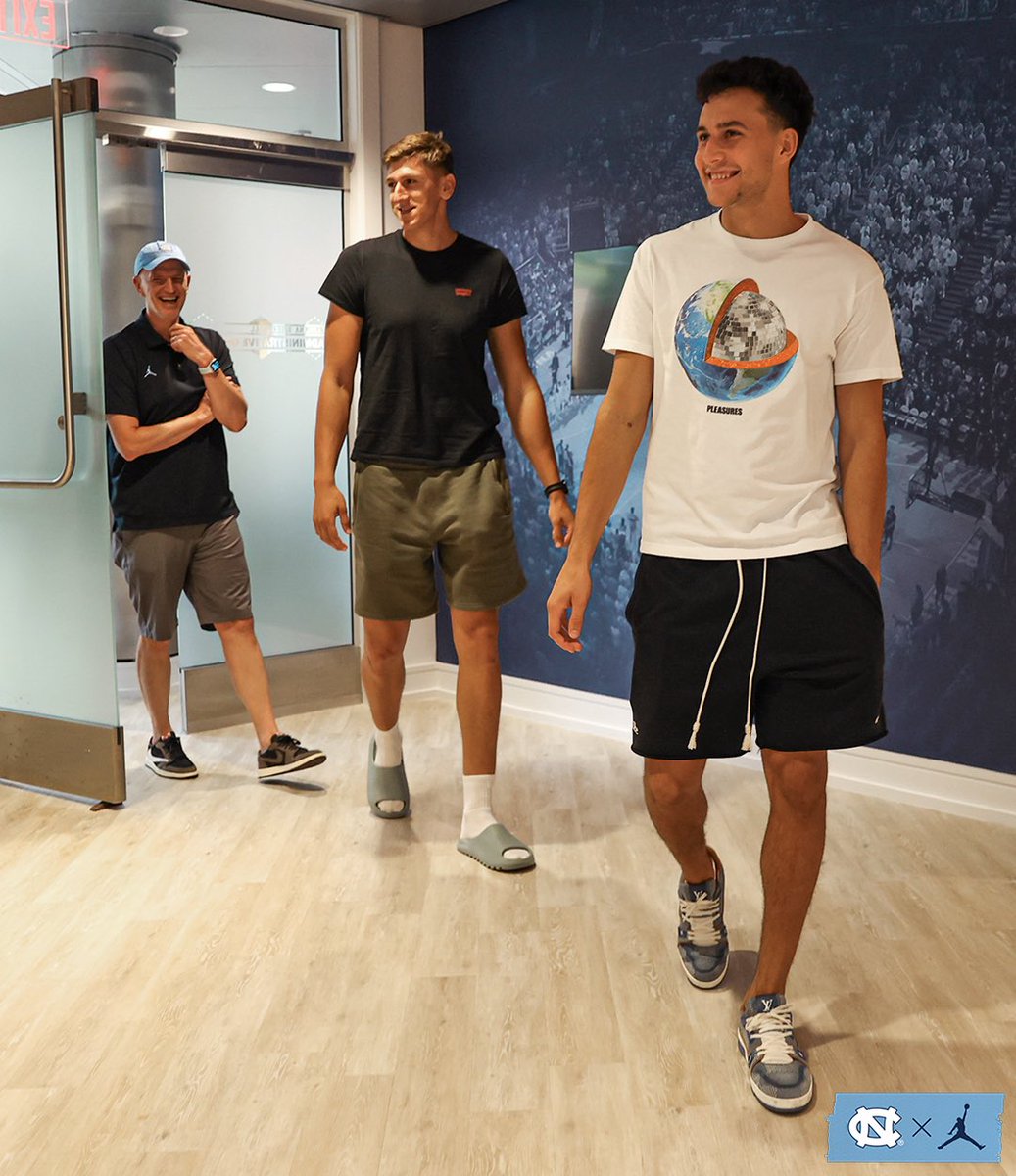 UNC_Basketball's tweet photo. Luka π²πͺ and Ivan ππ· have officially arrived in Chapel Hill π https://t.co/qnTru1LFxl