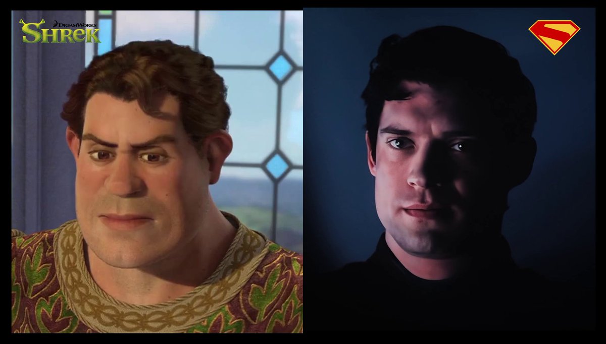 EmilioCatalan's tweet photo. SUPERSHREK #SupermanMovie #Shrek5 #liveaction #JamesGunn  #RestoreTheSnyderverse https://t.co/ZKRlBgXrIK