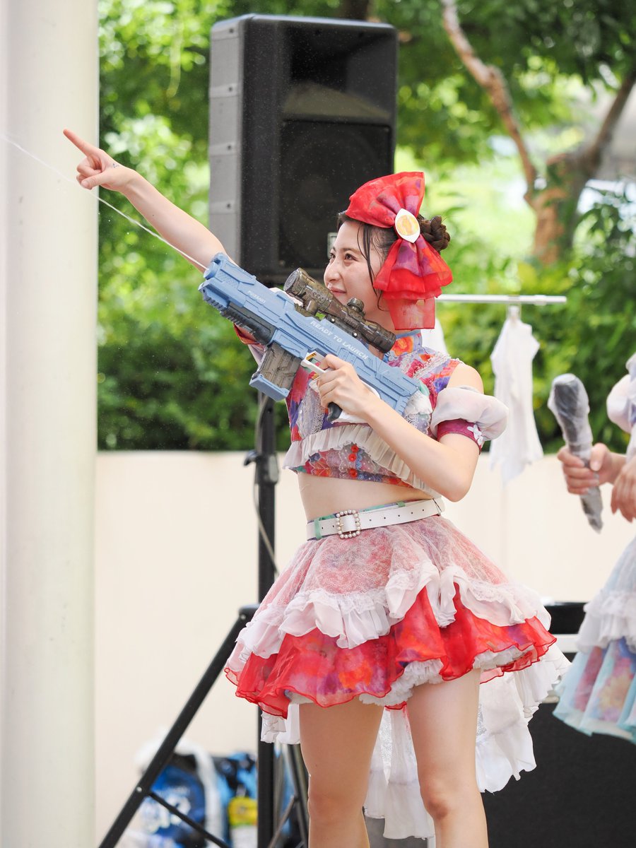 おはよう☀️放水楽しもう！
