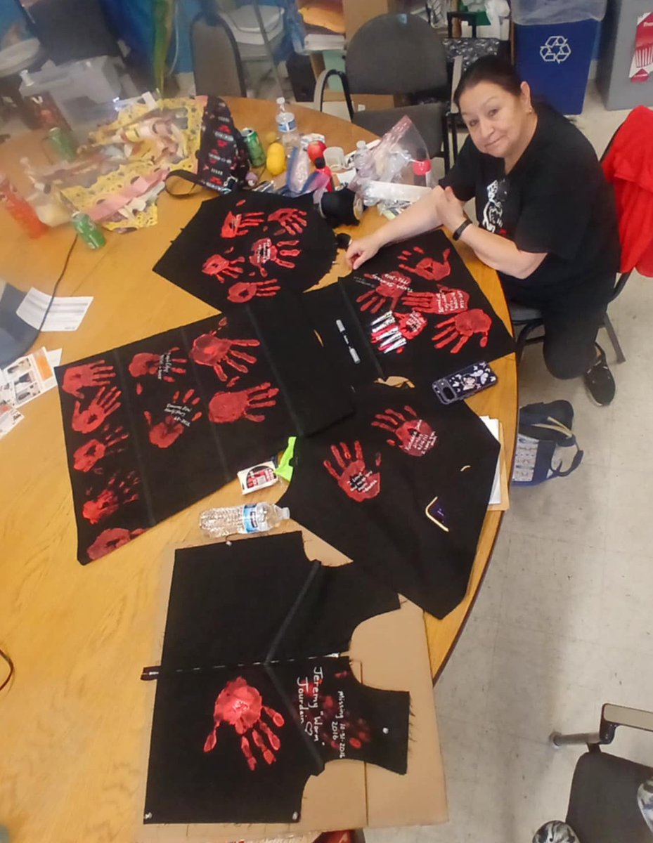 Minnesota Department of Public Safety (@mndps_dps) on Twitter photo Every jingle, every handprint tells a story. Anita Lovelace’s dress—created with community love, loss and resilience—is a finalist in the <a href="/mnstatefair/">Minnesota State Fair</a> Fine Arts Competition.
“I cried because I felt like we were finally going to be seen,” she said. More: dps.mn.gov/news/ooc/dress… Every jingle, every handprint tells a story. Anita Lovelace’s dress—created with community love, loss and resilience—is a finalist in the <a href="/mnstatefair/">Minnesota State Fair</a> Fine Arts Competition.
“I cried because I felt like we were finally going to be seen,” she said. More: dps.mn.gov/news/ooc/dress…
