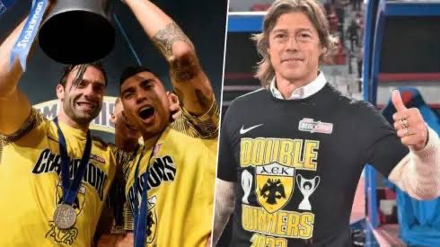 PorfirioChiva's tweet photo. Matías Almeyda logró un doblete con Chivas y logró extrapolarlo a Europa ganando un doblete con AEK 

Por ende él sigue en Europa 

Cocca ganó un bicampeonato en Atlas y no  logró extrapolarlo a Europa. 

Por ende hoy regresa a Atlas 

Se acabó el debate, es así de simple https://t.co/ajBIWVIjNG