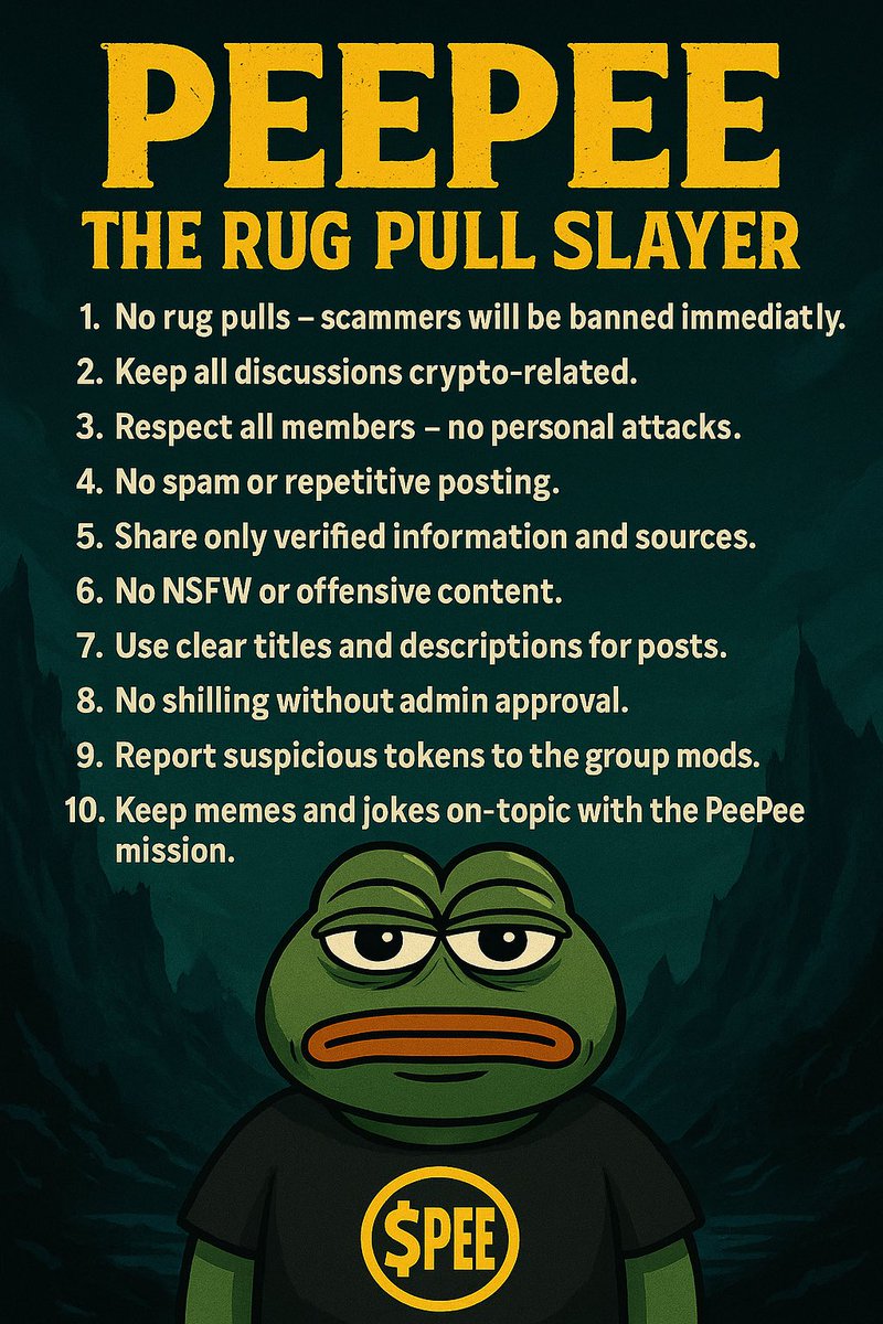 Pee_PeeCoin's tweet photo. 🚨 https://t.co/Ump0BMU5BI