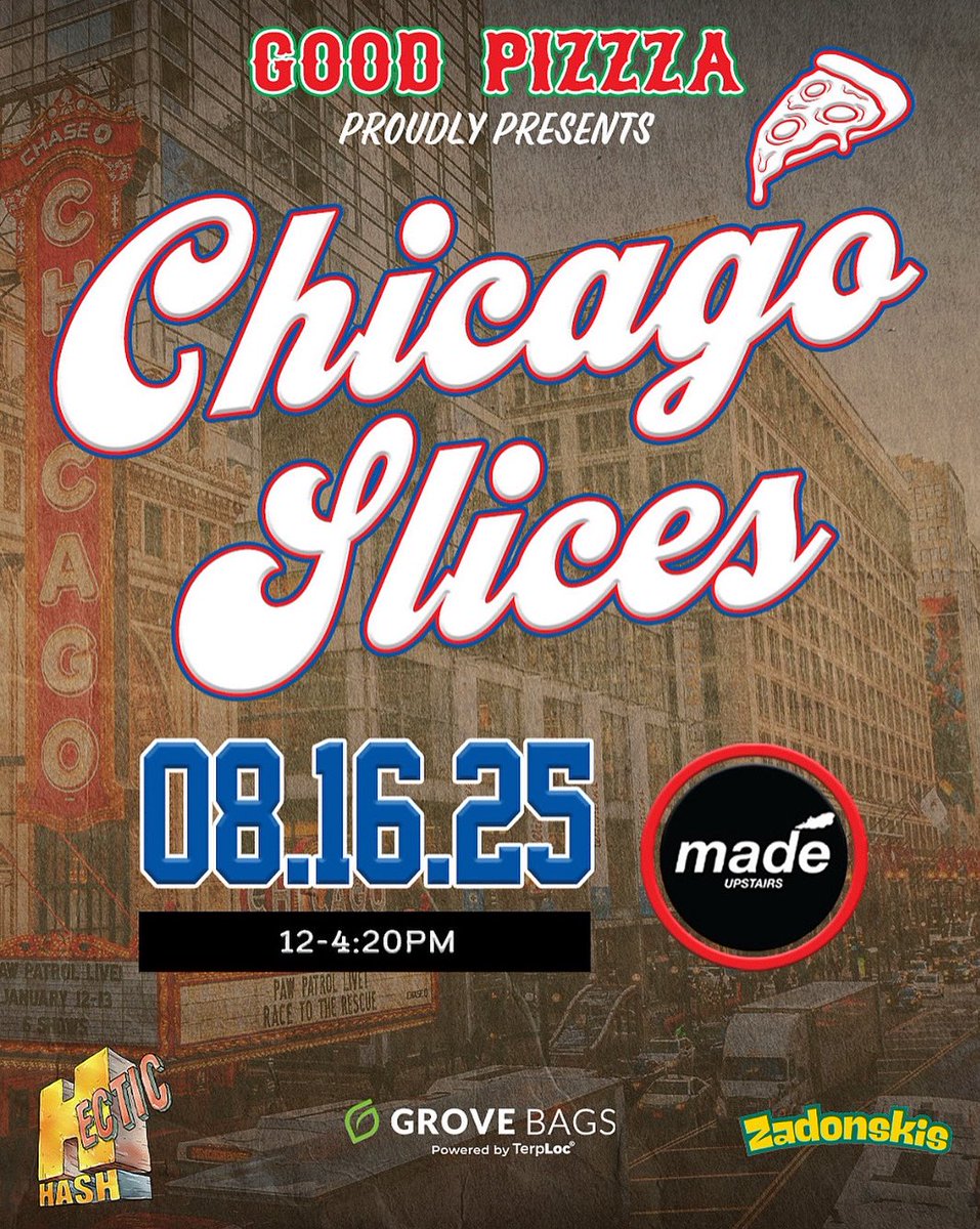 MADEgallery's tweet image. GOOD PIZZZA comes to the gallery Saturday