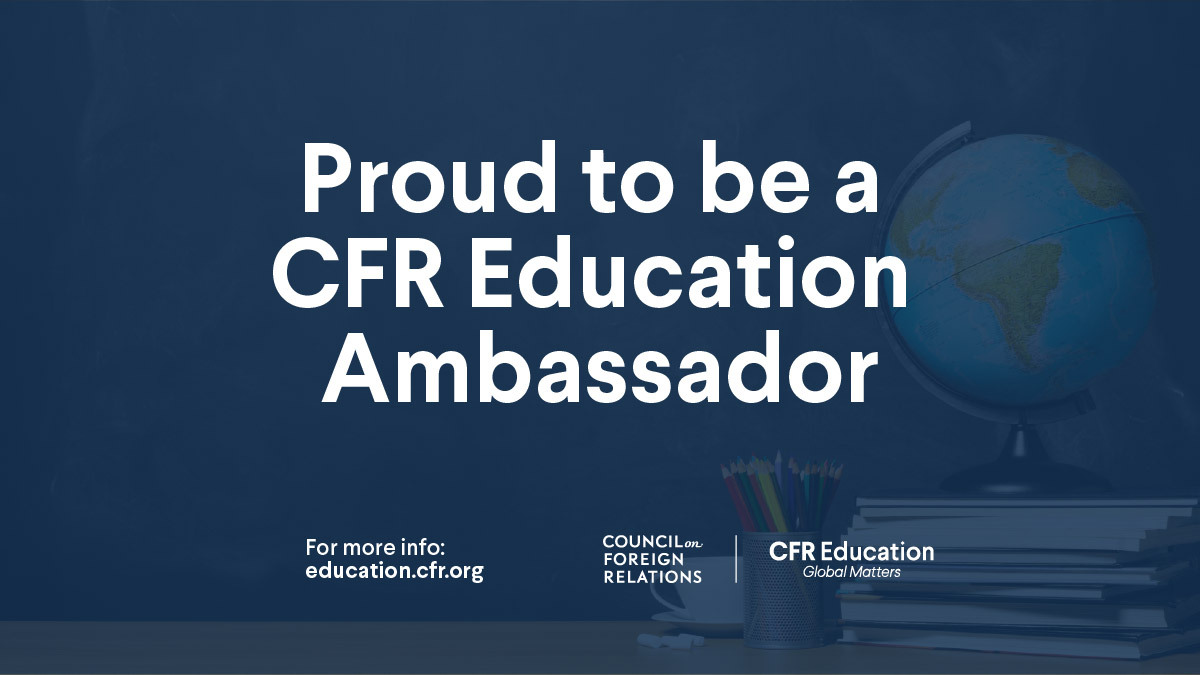 aamcoin's tweet photo. Just learned of a very cool thing that happened for me (@CFR_Education): https://t.co/NFsEXzPHaW