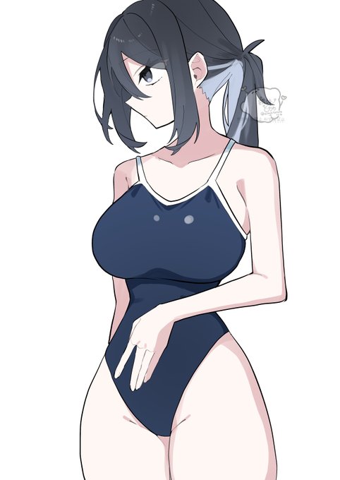 今日の手慣らし スク水勇花 