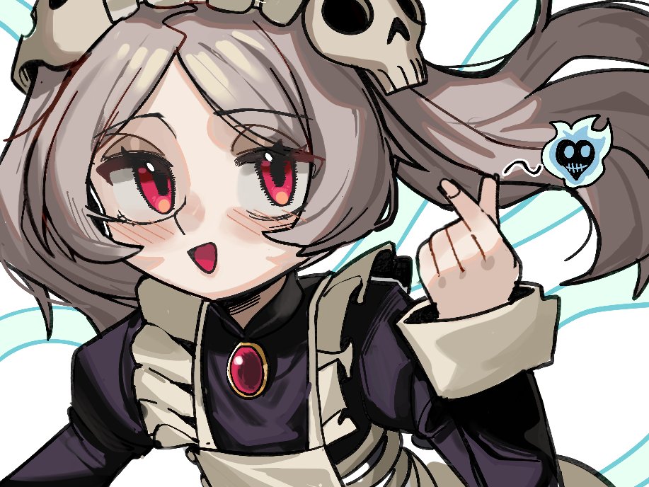 Fingerheart~💙
#Skullgirls #marie