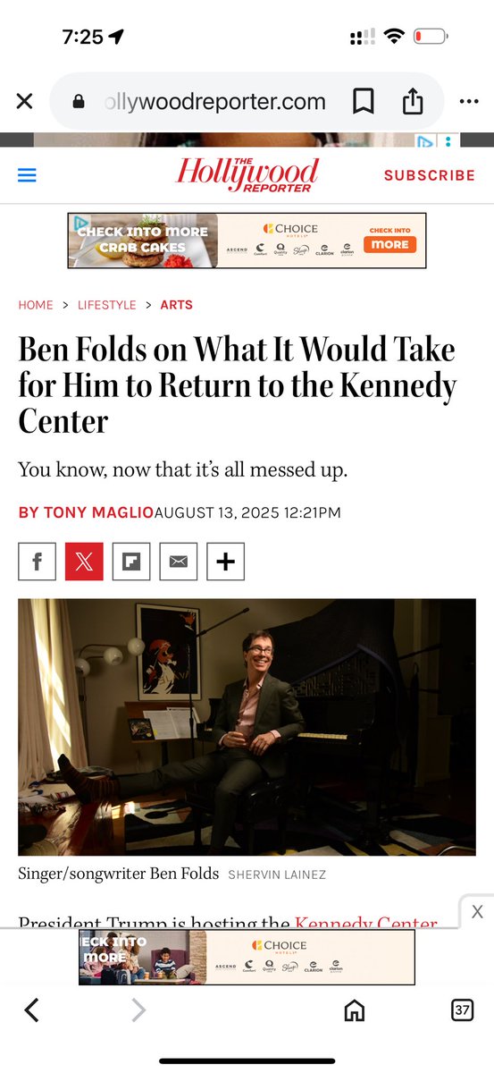Richard Grenell (@richardgrenell) on Twitter photo We need reporters & outlets willing to do real journalism.
You know, where you ask BASIC questions to find the facts?
<a href="/THR/">The Hollywood Reporter</a>’s <a href="/TonyMaglio/">Tony Maglio</a> writes an entire piece wondering what it would take to get Ben Folds to come back to the Kennedy Center - but fails to get the Kennedy We need reporters & outlets willing to do real journalism.
You know, where you ask BASIC questions to find the facts?
<a href="/THR/">The Hollywood Reporter</a>’s <a href="/TonyMaglio/">Tony Maglio</a> writes an entire piece wondering what it would take to get Ben Folds to come back to the Kennedy Center - but fails to get the Kennedy