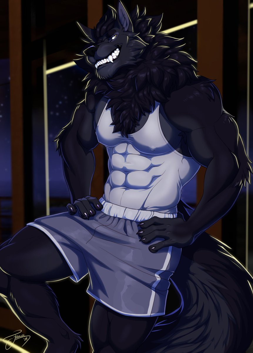 I haven't done a #WerewolfWednesday or anything else is quite some time. So here you go! Enjoy some werewolf action on your Wednesday. #Werewolf 

Art by the talented <a href="/FeralEyes/">Feralise</a>