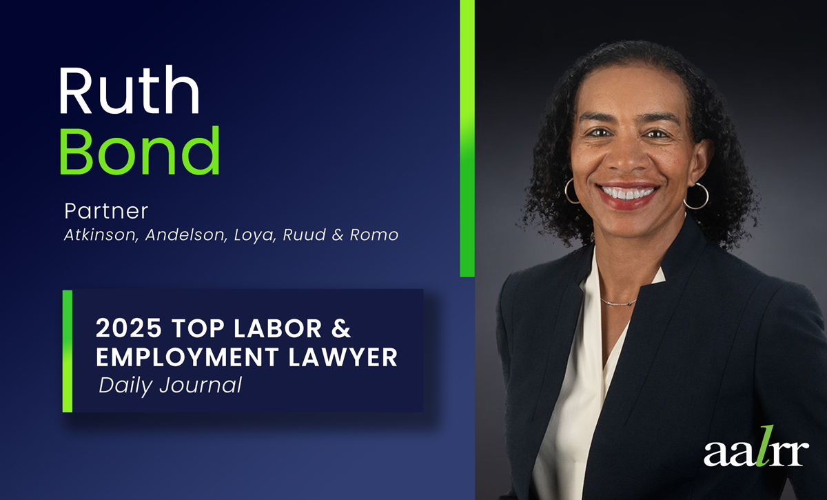 AALRR's tweet image. "This recognition is a testament to her unwavering dedication and commitment to excellence. Ruth is not only a tremendous asset to the Firm, but to the field of labor and employment law.” - Kevin Dale
aalrr.com/newsroom-news-…
#aalrr #dailyjournal #toplawyer #laborandemployment