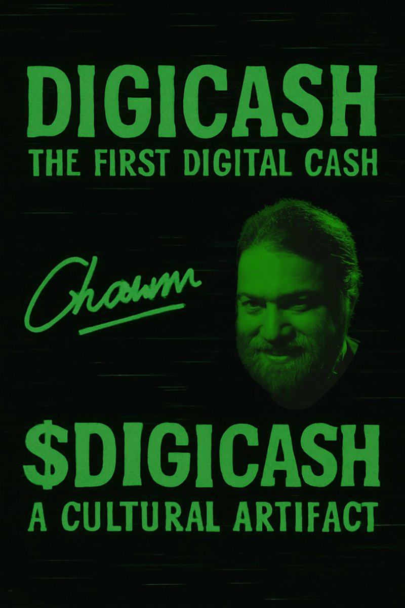 1989:
#DigiCash: The first digital cash.
2025:
$DIGICASH: A cultural artifact.