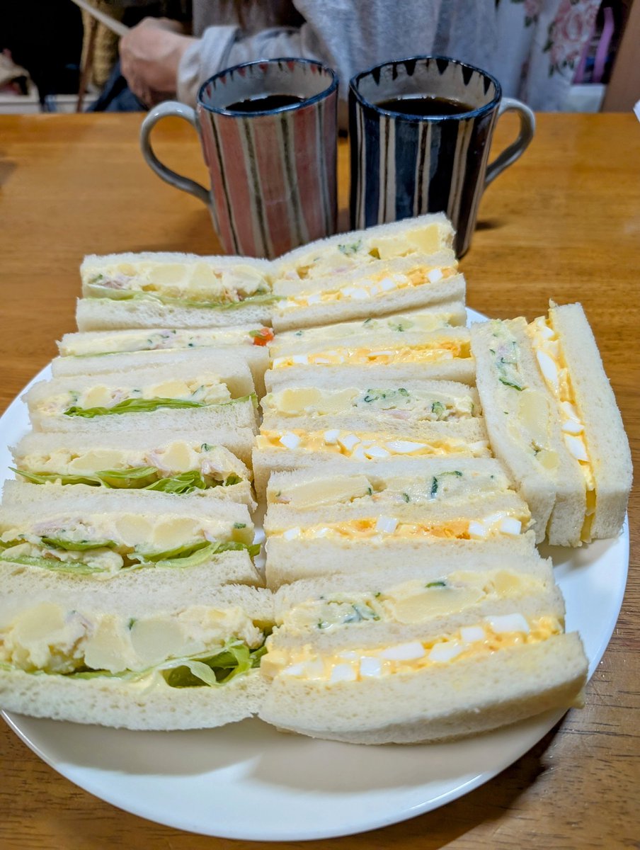 我が家の朝飯〜🌸