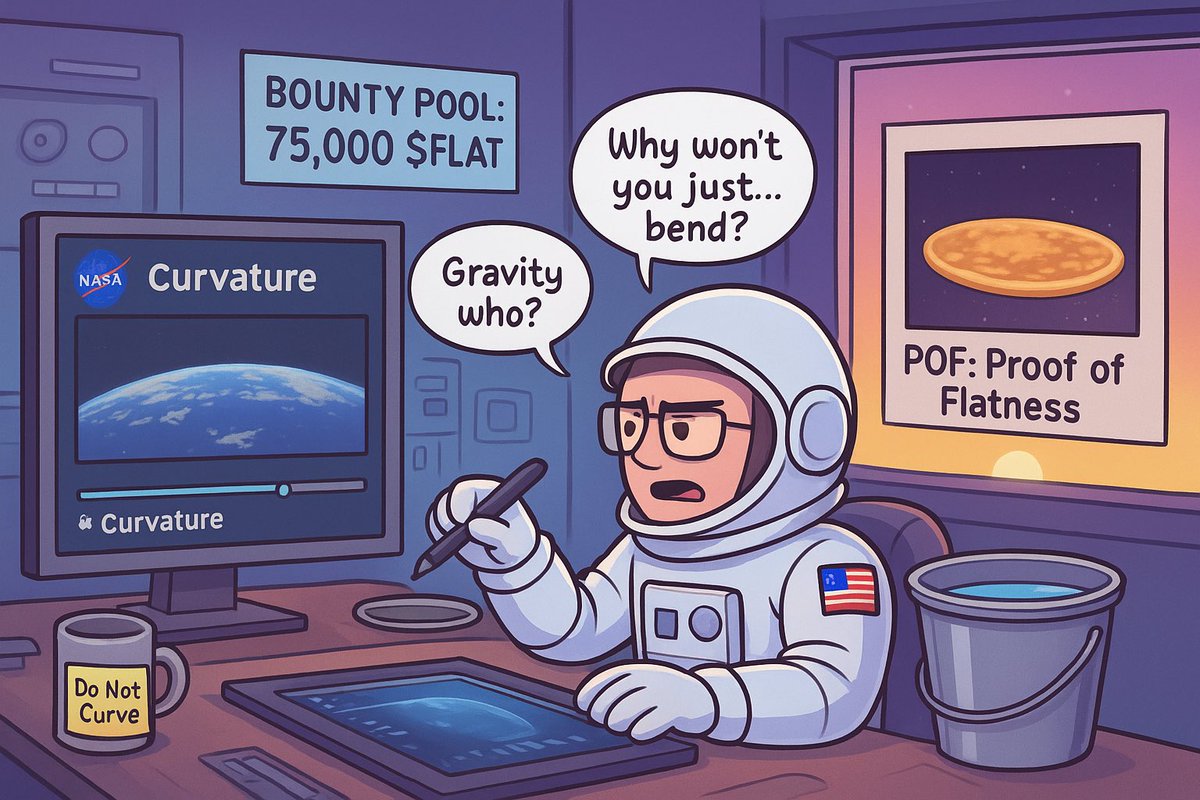 Olivia1.btc (@olivia1btc) on Twitter photo When you’re bending pixels, but the water stays flat 🤣
POF: Proof of Flatness.
💰 75,000 $FLAT bounty on <a href="/zeroauthdao/">Zero Authority DAO 🏹</a>
<a href="/FlatEarthDev/">Flat Earth | Bitcoin - Stacks |</a> <a href="/Stacks/">stacks.btc</a> When you’re bending pixels, but the water stays flat 🤣
POF: Proof of Flatness.
💰 75,000 $FLAT bounty on <a href="/zeroauthdao/">Zero Authority DAO 🏹</a>
<a href="/FlatEarthDev/">Flat Earth | Bitcoin - Stacks |</a> <a href="/Stacks/">stacks.btc</a>