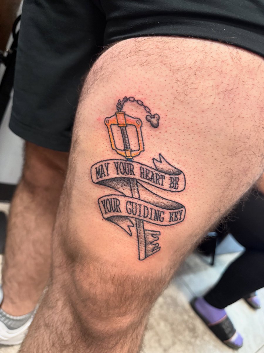 This is my all time favorite tattoo hands down. Kingdom hearts has been part of my childhood hood into my adult hood. I will forever be a fan. <a href="/KINGDOMHEARTS/">KINGDOM HEARTS</a>