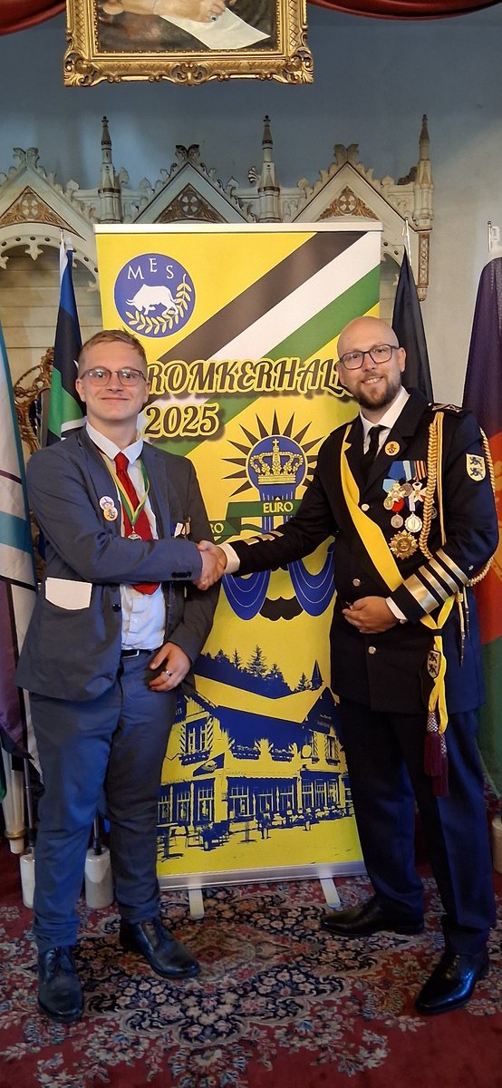 It was an great honour and a great pleasure meeting Grand Duke Nicholas of <a href="/Flandrensis_Gov/">Grand Duchy of Flandrensis</a> at Micro-Euro-Summit 2025 #micronation