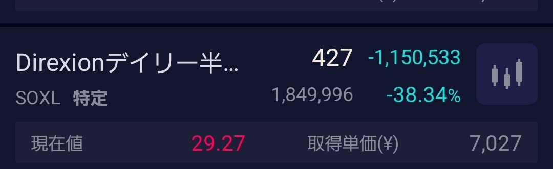 Soxl民は息してる？耐えてる？潜伏しているだけ？