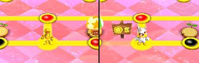 3DSCentral's tweet image. In New Super Mario Bros 2, it is normally impossible to see the Gold Fire Flower/White Tanooki costumes in the hub world. However, by equipping one of these costumes in a Toad House via cheats, they can be seen in the hub world once you've left the house.