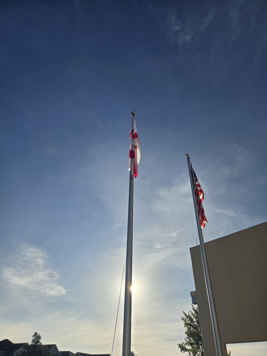 The American Legion training our Laureate Longhorns Patrols proper protocol to handle Old Glory!