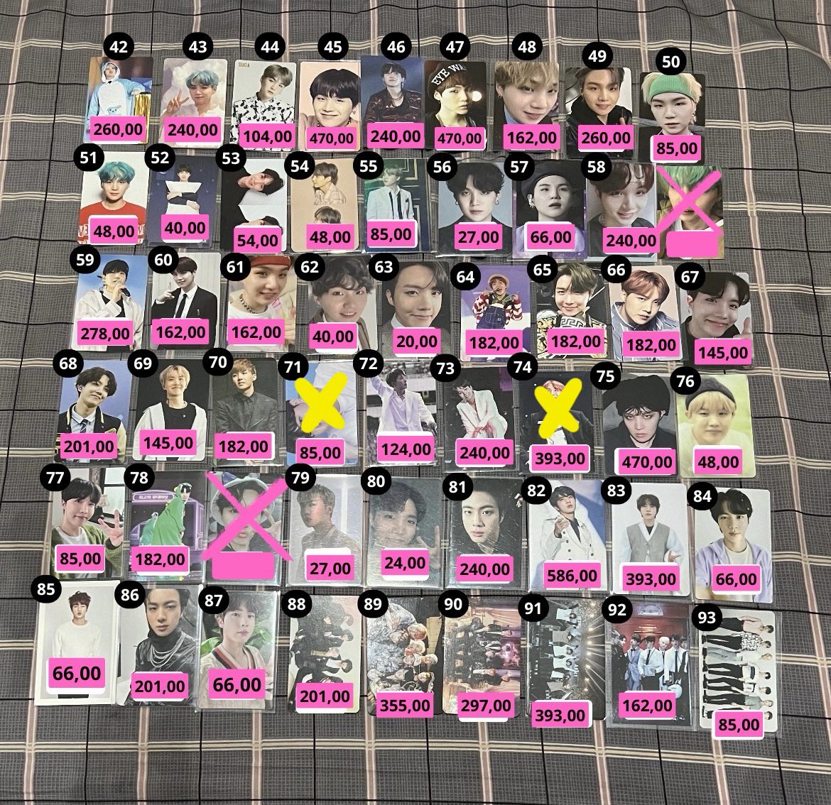 efcegs's tweet image. VENDA/VENDO BTS ✨ 

SET 2 - CAIXA 4 JP

- valores nas imagens + fretes
- pagamento até 15/08‼️
- pix ou parcelamento no cartão 
- feedbacks no fixado