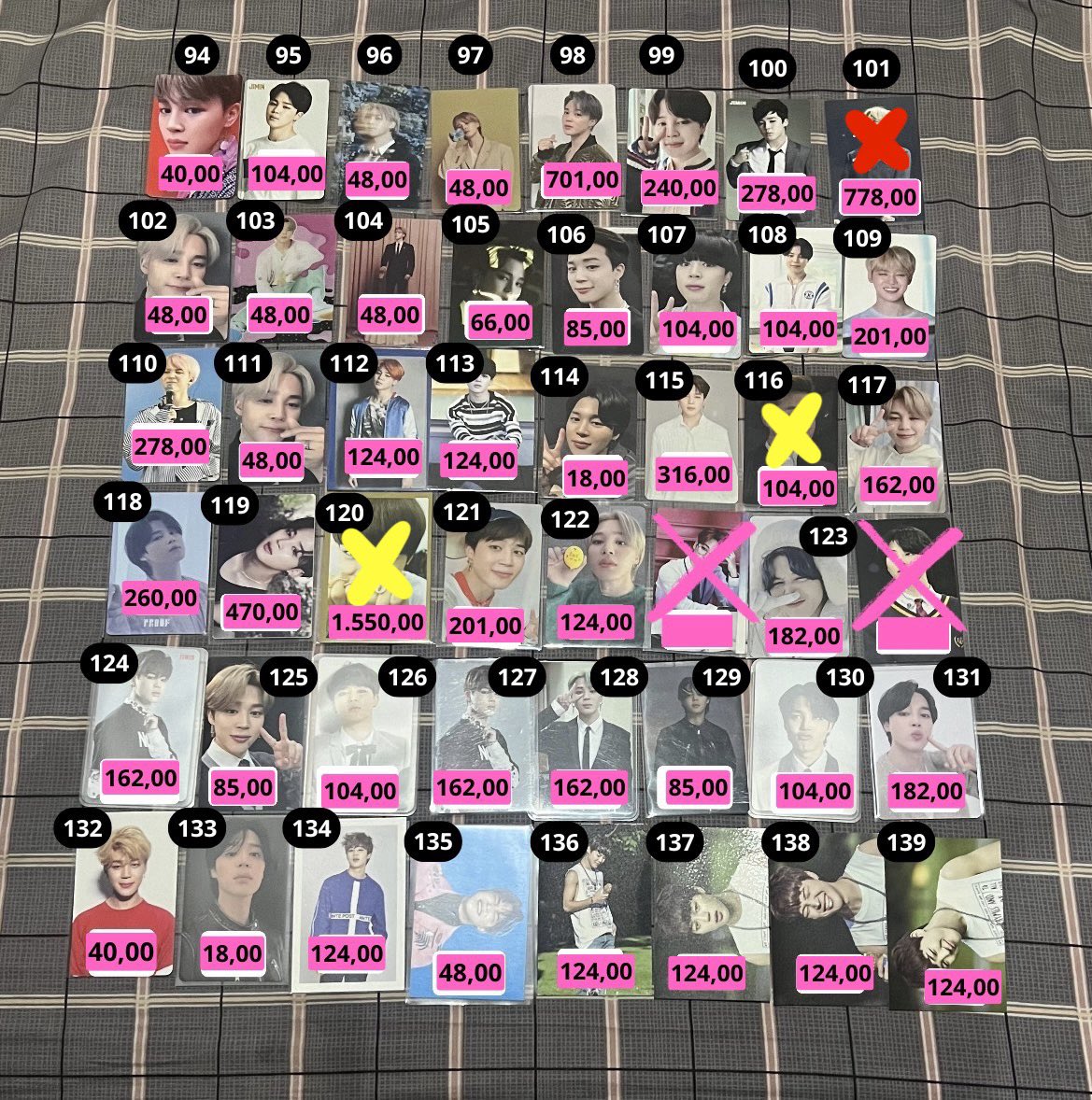 efcegs's tweet image. VENDA/VENDO BTS ✨ 

SET 2 - CAIXA 4 JP

- valores nas imagens + fretes
- pagamento até 15/08‼️
- pix ou parcelamento no cartão 
- feedbacks no fixado