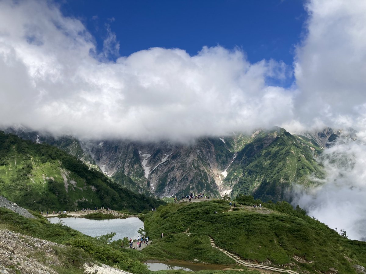 池ついた、風が気持ち良い！