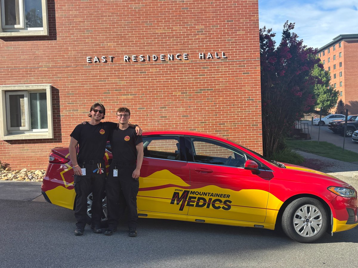 We are so back! 🚑 Tonight kicks off the first Mountaineer Medics response shift of the school year. We’re ready to serve and now providing coverage every day of the week, Monday through Sunday!