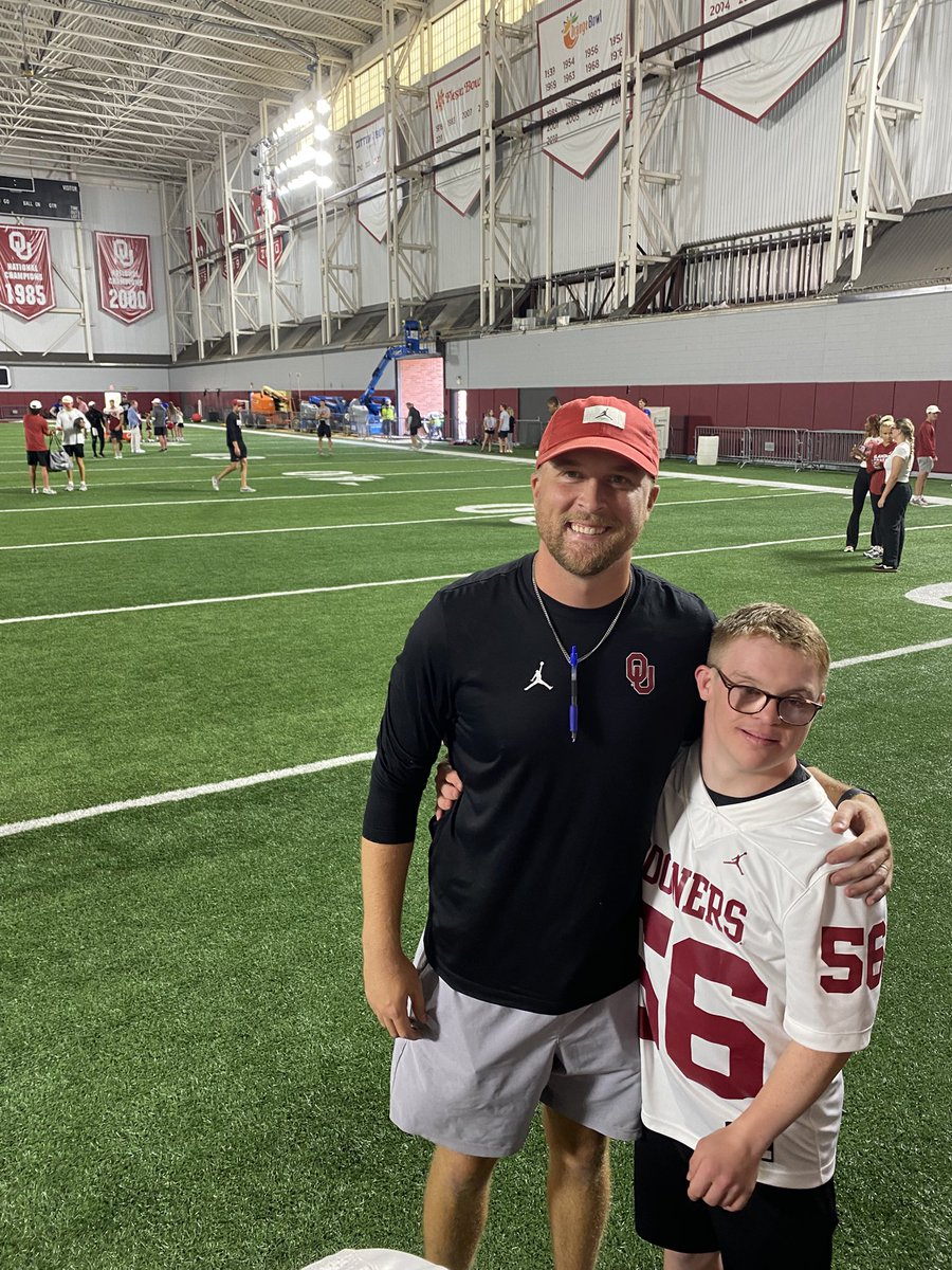 Tammy DuChene (@tammyduchene) on Twitter photo Coaches talk about building character. What was shown to the Special Olympians who attended Meet the Sooners was for many a highlight of their year. And it starts at the top. Huge thanks for making such great memories. Brent Veneables and <a href="/arbuckle_ben/">Ben Arbuckle</a> with <a href="/JustinDuChene4/">Justin DuChene OU insider</a> Coaches talk about building character. What was shown to the Special Olympians who attended Meet the Sooners was for many a highlight of their year. And it starts at the top. Huge thanks for making such great memories. Brent Veneables and <a href="/arbuckle_ben/">Ben Arbuckle</a> with <a href="/JustinDuChene4/">Justin DuChene OU insider</a>