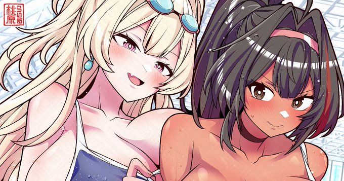 胡桃もここさん(@kurumi_mokoko)主宰のスク水合同に寄稿させて頂きました!🍑🩱🤩✨
全年齢ということで一応?いろいろ隠せてるはず…??😅
ギリギリなたわわを攻めております～🙇‍♂️
夏コミにて、是非是非よろしくお願いいたします!!🥰 