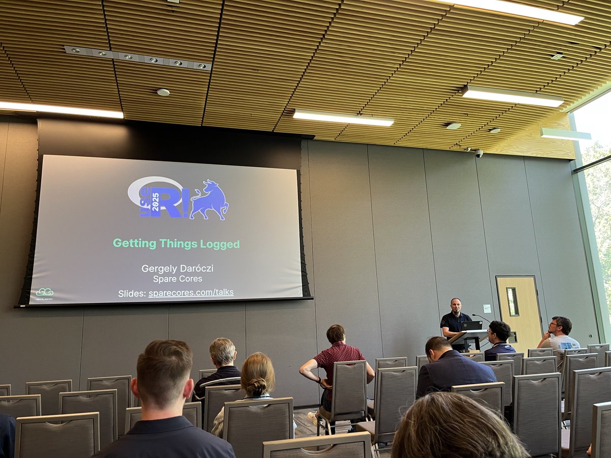 daroczig's tweet image. Sharing my &quot;logger&quot; slides presented at #user2025 in Durham, NC, USA last week: sparecores.com/talks
#rstats #observability