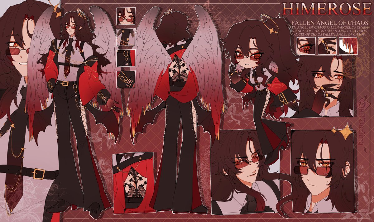 𝐇𝐢𝐦𝐞𝐫𝐨𝐬𝐞 | Fallen Angel of Chaos tweet media