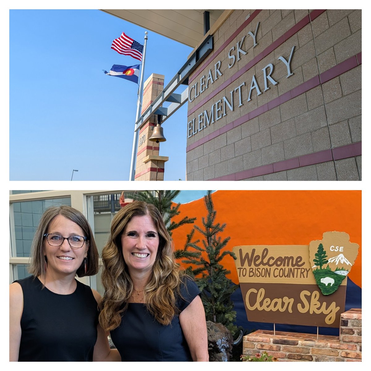 jenteach's tweet photo. Today marked the start of my 30th year of teaching. I was so excited to see all the kids today. I got to have a first day photo with our superintendent who was visiting our school. #proudtobedcsd https://t.co/2uFmJNKb5Z