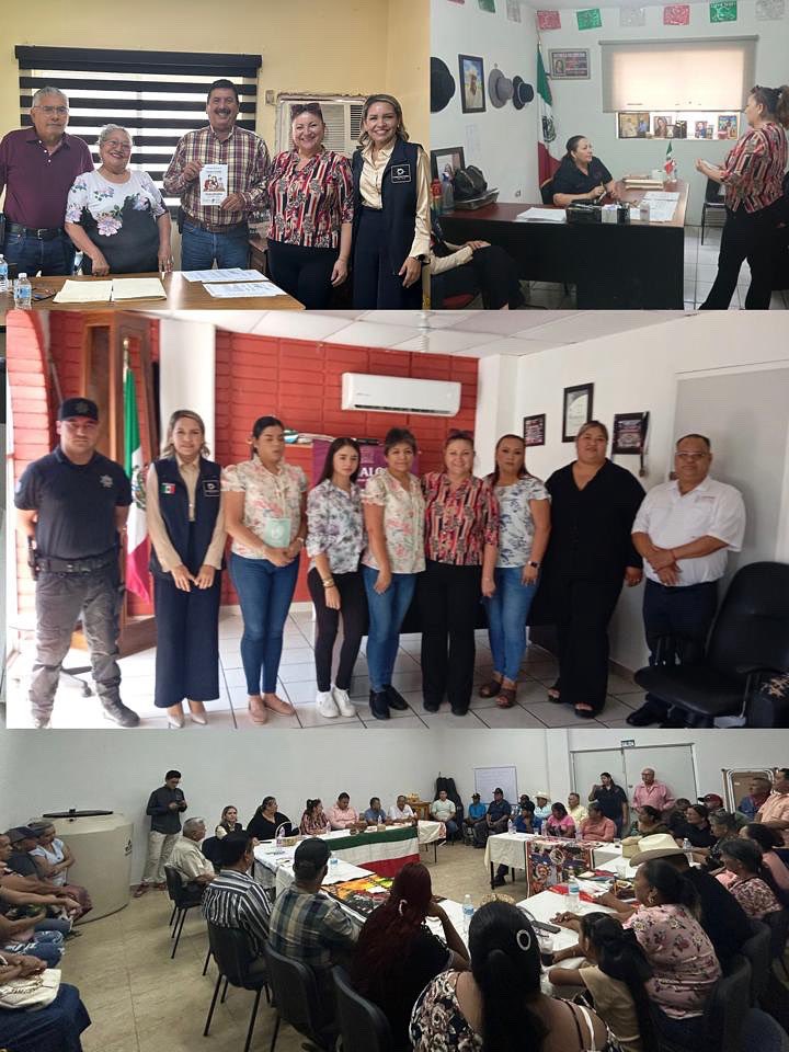 Para dar a conocer  la campaña de canje para el #DesarmeVoluntario2025, impartimos una charla y compartimos material de difusión, a personal de las Sindicaturas de la Villa de Ahome, San Miguel Zapotitlán, Topolobampo, y a integrantes de la Mesa de Construcción de Paz de Ahome.