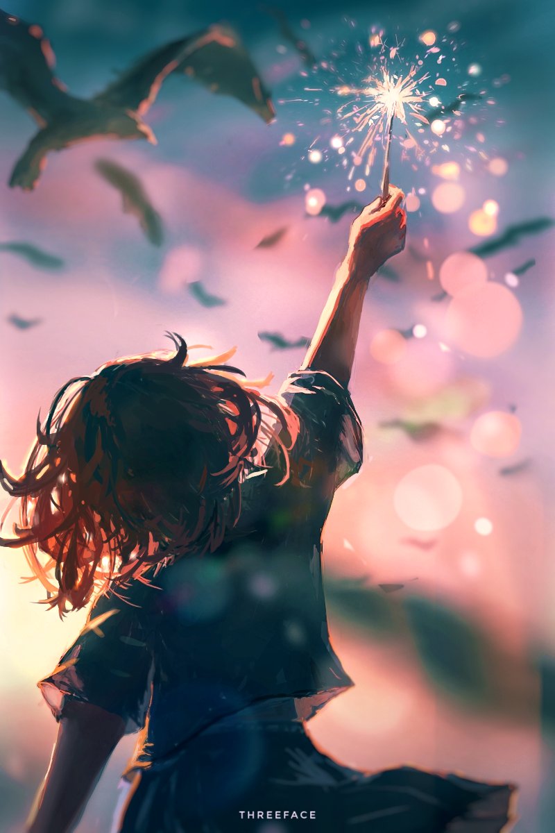 子供の頃は魔法が使えた
#イラスト