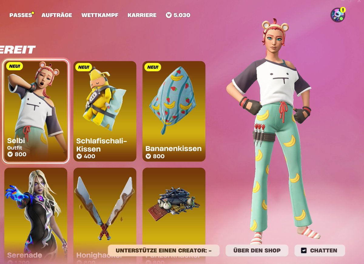 New items in the Fortnite shop!