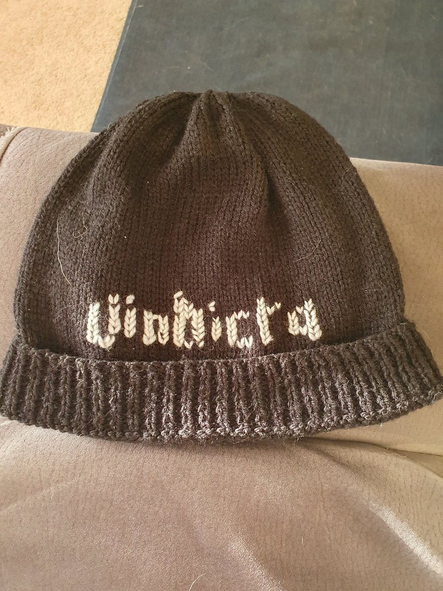 Made myself a new beanie to keep me warm on my chilly morning walks. 🏴‍☠️🙂