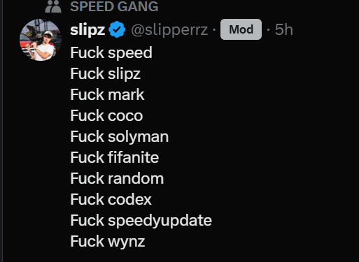 30_Hound's tweet photo. hahahah😭 #slipz #ishowspeed https://t.co/IrKx6Nis7r