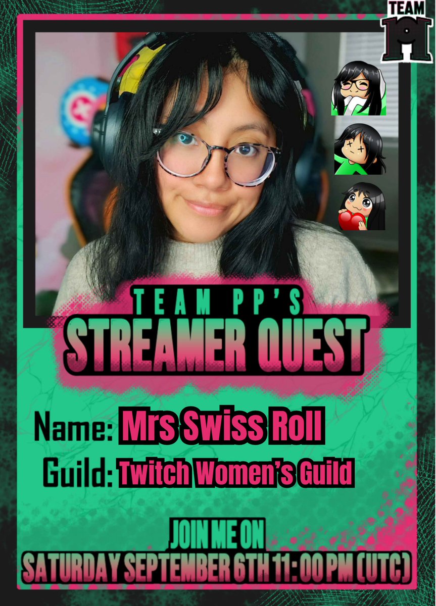🙋🏽♀️Mrs Swiss Roll (@mrs_swissroll) on Twitter photo 🚨💥 Y’ALL I’M ABOUT TO ENTER THE STREAMER HUNGER GAMES(jk)
hosted by <a href="/pearlaran/">Pearl Aran</a> <a href="/deadpixeltv/">deadpixel 👾 lexipdaed</a>
📺Im joining Team PP’s Streamer Quest where ill make brainrot content 💀
🗓 Sat, Sept 6- ⏰ 11PM UTC | 7PM EST | 4PM PST | 6PM CST | 5PM MST
💣Expect screaming, weird decisions &memes 🚨💥 Y’ALL I’M ABOUT TO ENTER THE STREAMER HUNGER GAMES(jk)
hosted by <a href="/pearlaran/">Pearl Aran</a> <a href="/deadpixeltv/">deadpixel 👾 lexipdaed</a>
📺Im joining Team PP’s Streamer Quest where ill make brainrot content 💀
🗓 Sat, Sept 6- ⏰ 11PM UTC | 7PM EST | 4PM PST | 6PM CST | 5PM MST
💣Expect screaming, weird decisions &memes