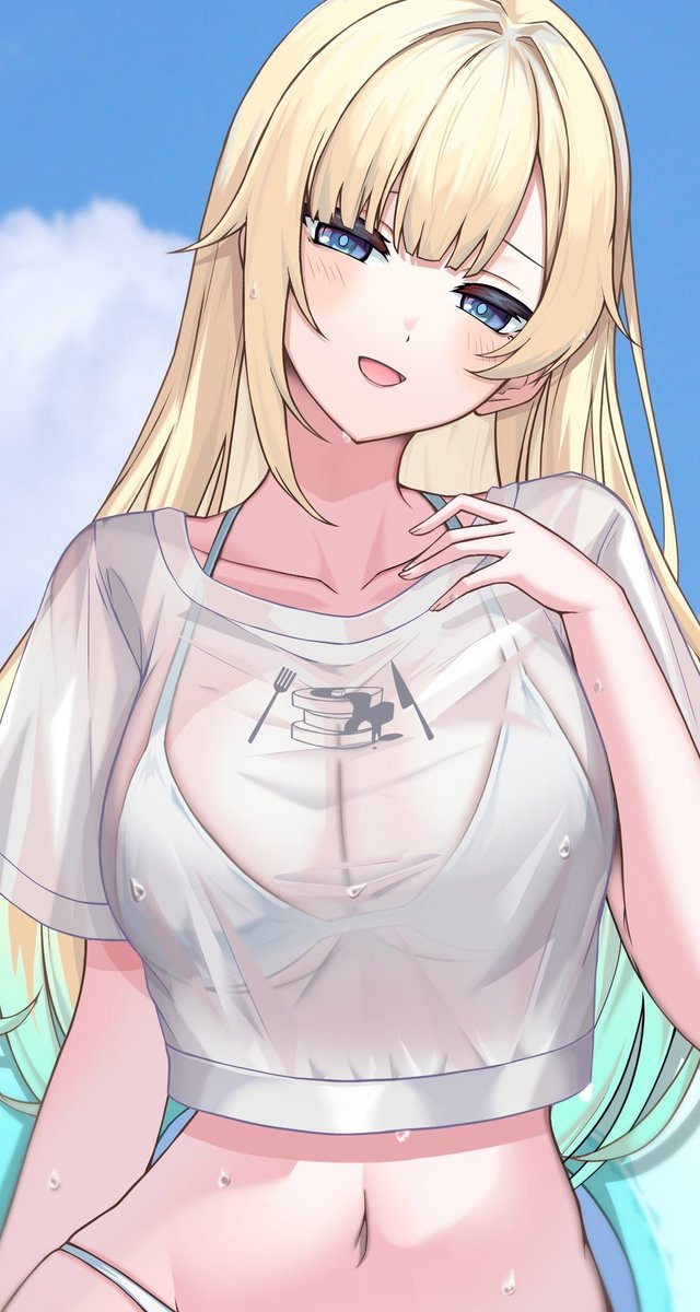 「」|硯りりのイラスト