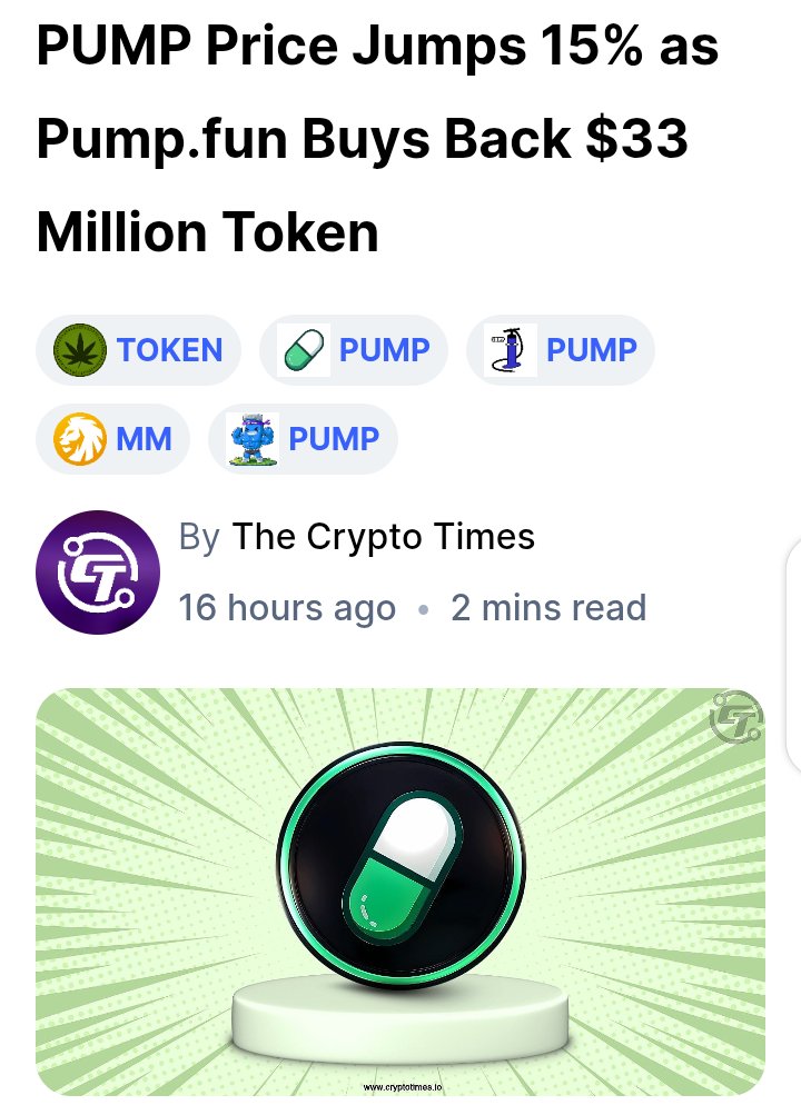 Kryptomatrixguy's tweet photo. I also checked CoinMarketCap—$PUMP’s at $0.003831, market cap $1.35B, ranking #73. 

@pumpdotfun’s buybacks might boost confidence, especially with that $0.0064 avg price from earlier dips. 

It’s a gamble, but I’m curious how far this can go!

 #CryptoAnalysis #PumpHype https://t.co/6cFAgms65o