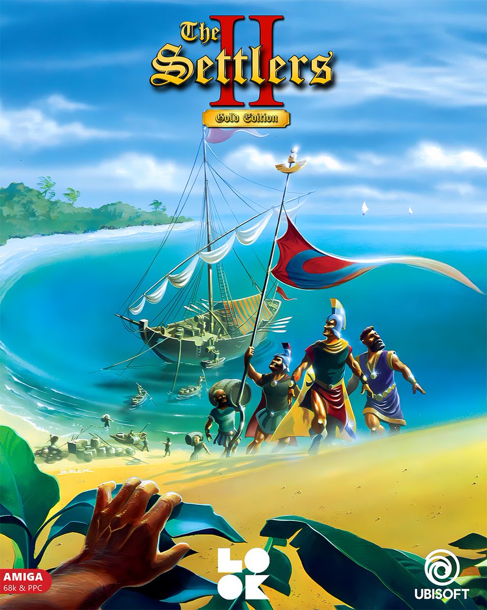 LookBehindYouEN's tweet photo. 2 legends, finally unite! The Settlers II conquers the #Amiga starting October 18th! With an official license from Ubisoft Germany, it has been developed in a Gold Edition with historical finesse. Available to explore on our website: https://t.co/um2FiIvBA7
#Settlers2 #Bluebyte https://t.co/Lql2M7Z421