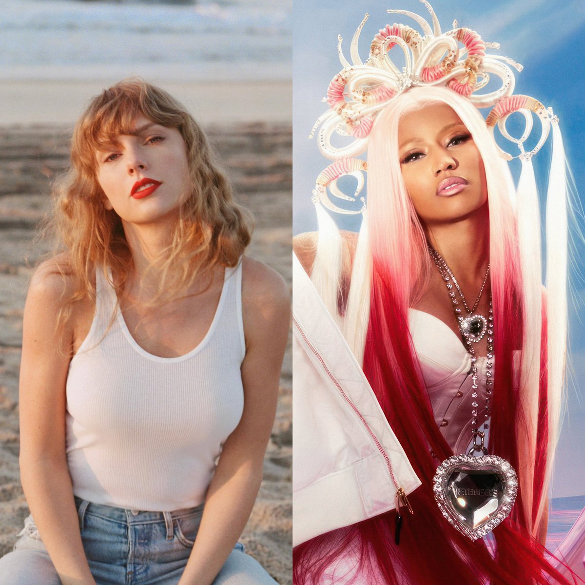 NMCaviar (@nmcaviar) on Twitter photo .<a href="/NICKIMINAJ/">Nicki Minaj</a> has liked <a href="/taylorswift13/">Taylor Swift</a>'s album announcement post on Instagram. #TSTheLifeofaShowgirl .<a href="/NICKIMINAJ/">Nicki Minaj</a> has liked <a href="/taylorswift13/">Taylor Swift</a>'s album announcement post on Instagram. #TSTheLifeofaShowgirl
