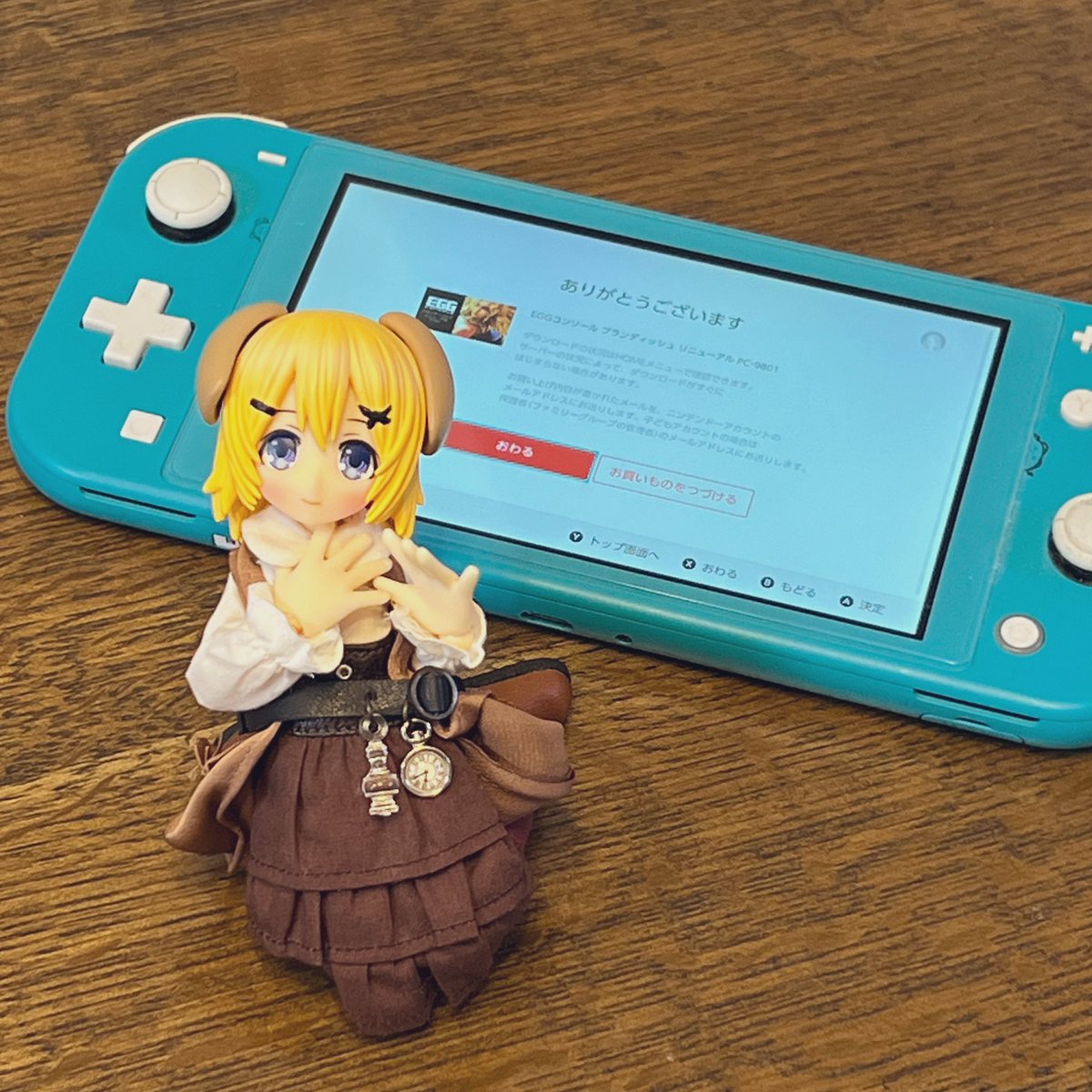 lexelias's tweet photo. EGGコンソール ブランディッシュ リニューアル を買いました!(・‐・)ノ✨まさかこのシリーズも遊べちゃうなんて…車椅子バスケゲームに大感謝!無印の方が好きですが初版ザナドゥのようになかったことにされちゃった
#doll #piconeemo #azonejp #アゾン #アゾカツ #ミミーガーデン #NintendoSwitch https://t.co/c5yVkn7f9R