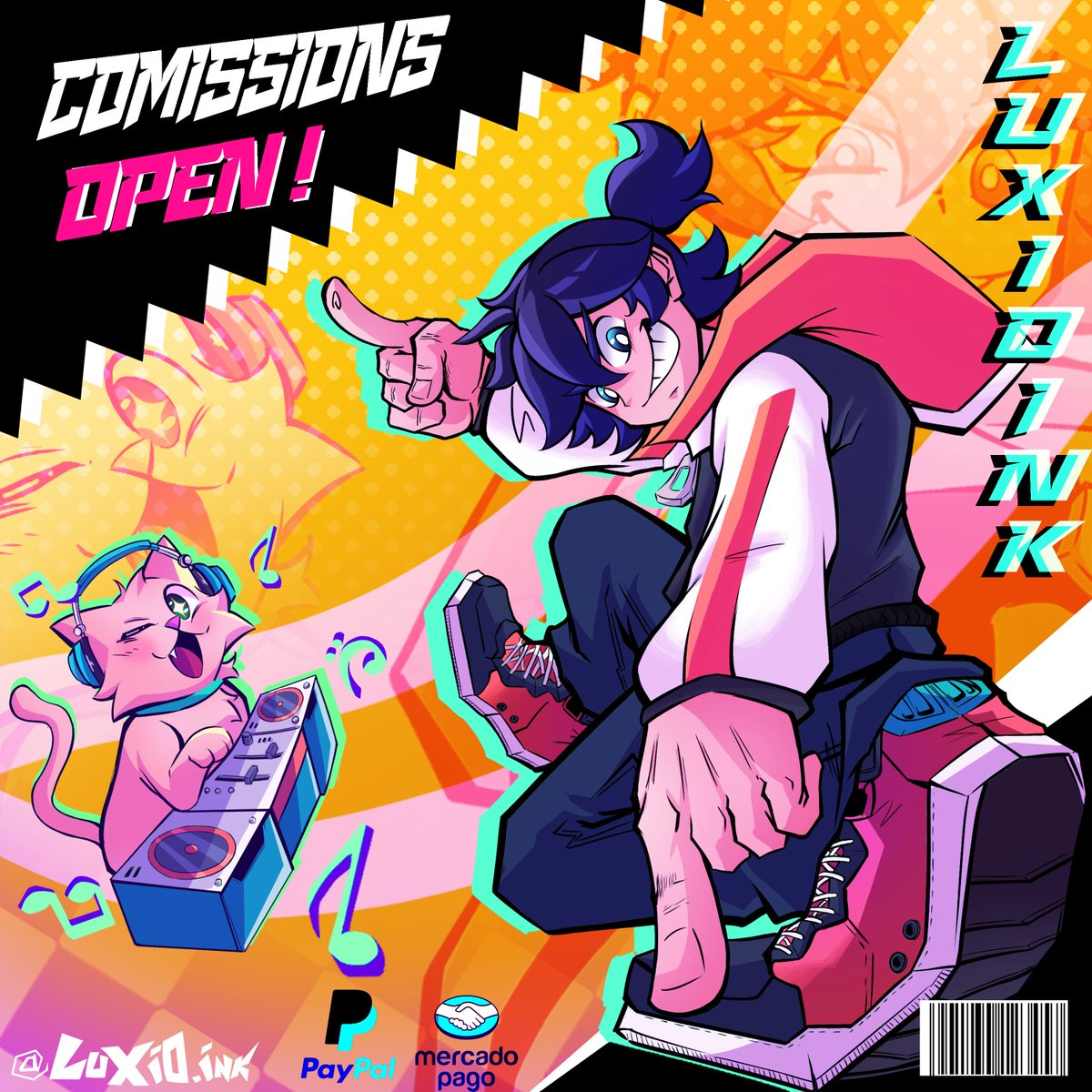 Luxioink's tweet photo. COMISSIONS OPEN 
ALSO, 20% DICOUNT IN ALL NOW!
#comissionsopen #artmoots https://t.co/9QIsJy1Bkf
