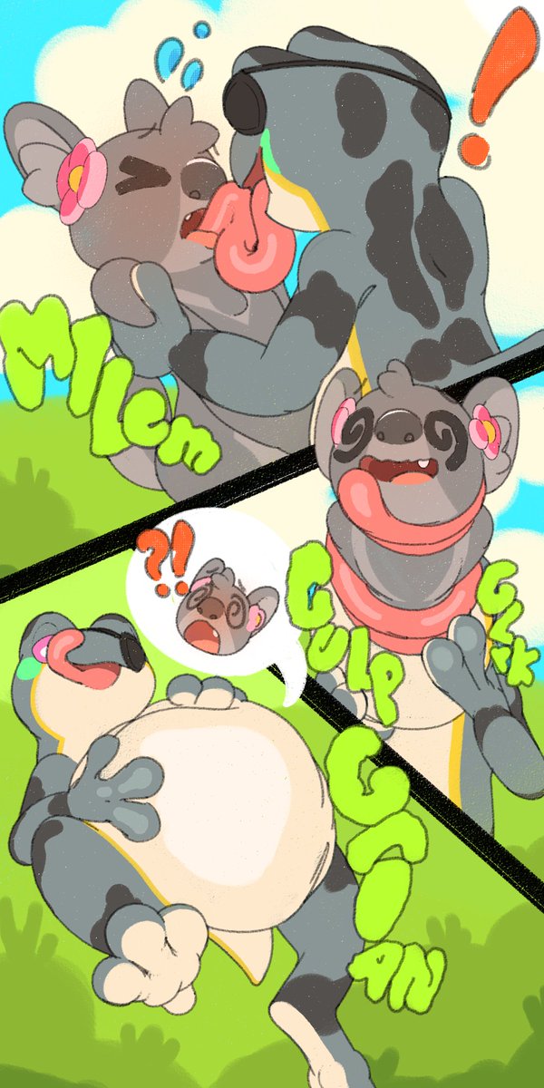 Yummy Koala wow mmm (Vore Comic Comm NSFW)