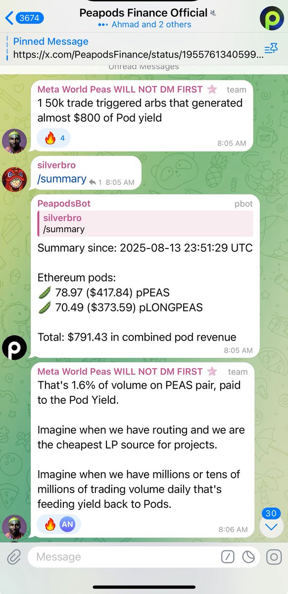 degenApe22's tweet photo. $PEAS becoming more accessible & will be the #Defi project adding value to all chains - #volatilityFarming
Routing gunna change the game
The amount of revenue streams will melt faces here
All drives value back to $PEAS
Think about it https://t.co/6KHh0CZ7xK