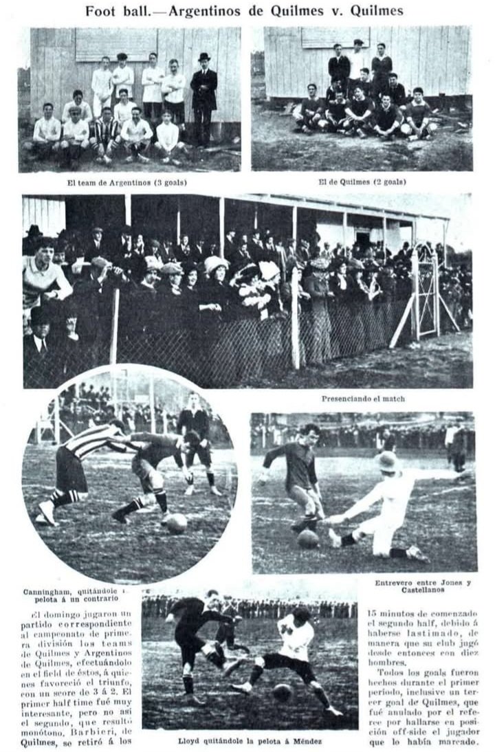 PCioccale's tweet photo. El 14/08/1910 hace 115 años se jugó el #DerbyQuilmeño N°13 en 1°ra. Div. Es el 1°er clásico de @AFA , ya tenían desafíos desde 1900 .
Víctoria de @ArgdeQuilmesOf 3 @qacoficial 2 tras ir 0-2 abajo. Se jugó en el estadio que tiene #ElMate desde 1906.
@ViejosEstadios @Centrojas https://t.co/nAFijb7yI3