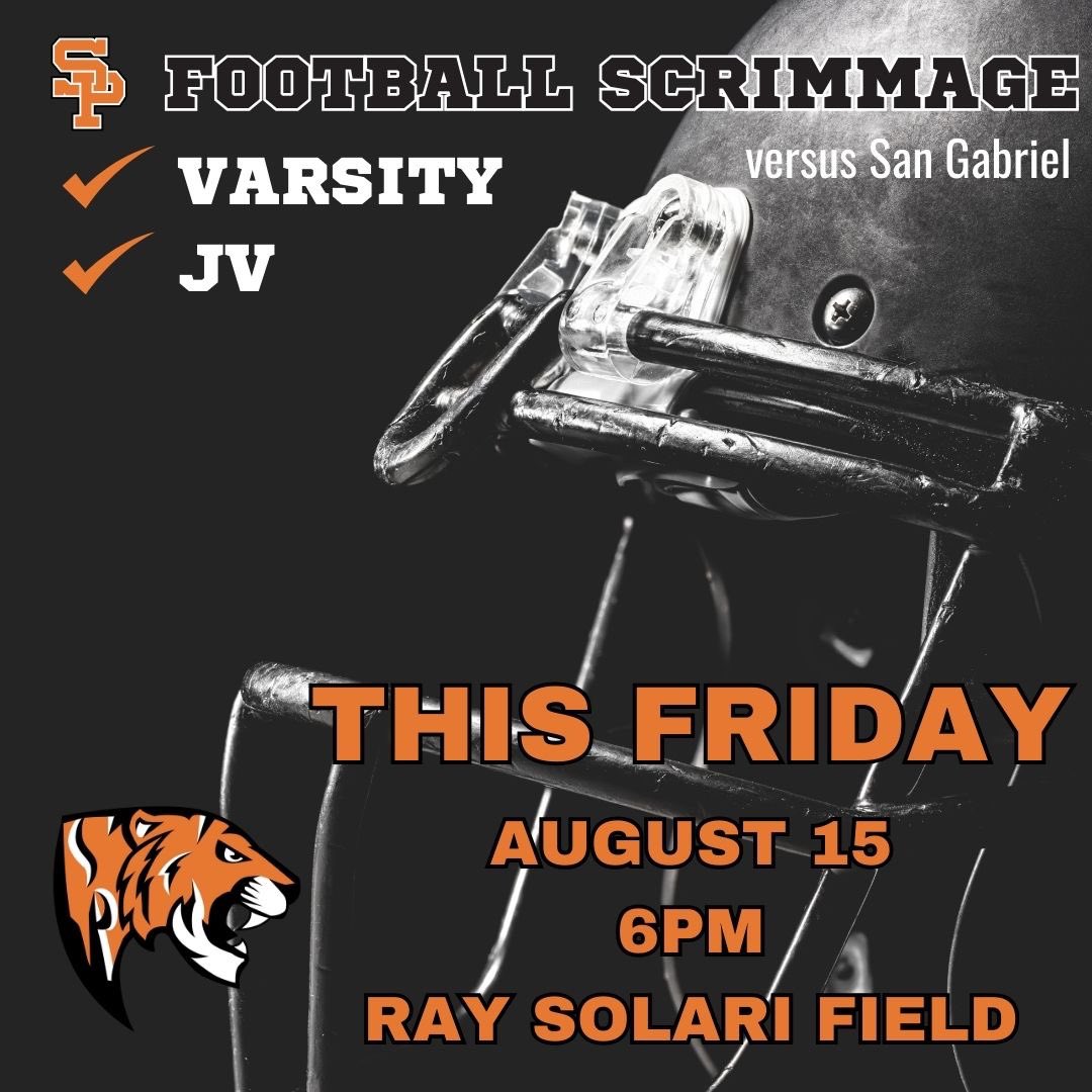 Looking forward to a scrimmage vs. San Gabriel HS on Friday nite at SPHS! <a href="/ReporterVince/">Vincent Nguyen</a> <a href="/SouthPasadenan/">South Pasadenan News</a> <a href="/SGVNSports/">Fred J. Robledo 👨🏻‍💻</a> <a href="/tspeterson40/">Tim Peterson</a> <a href="/coachmark_48/">Mark the Shark</a> <a href="/James_Escarcega/">James Escarcega 📈🏈🏀⚾️🥎 🤼🤽🏽‍♂️🏊🏼‍♀️🏌🏻⚽️</a> <a href="/prepzonebymack/">Mack “Alan” Cinfel</a>