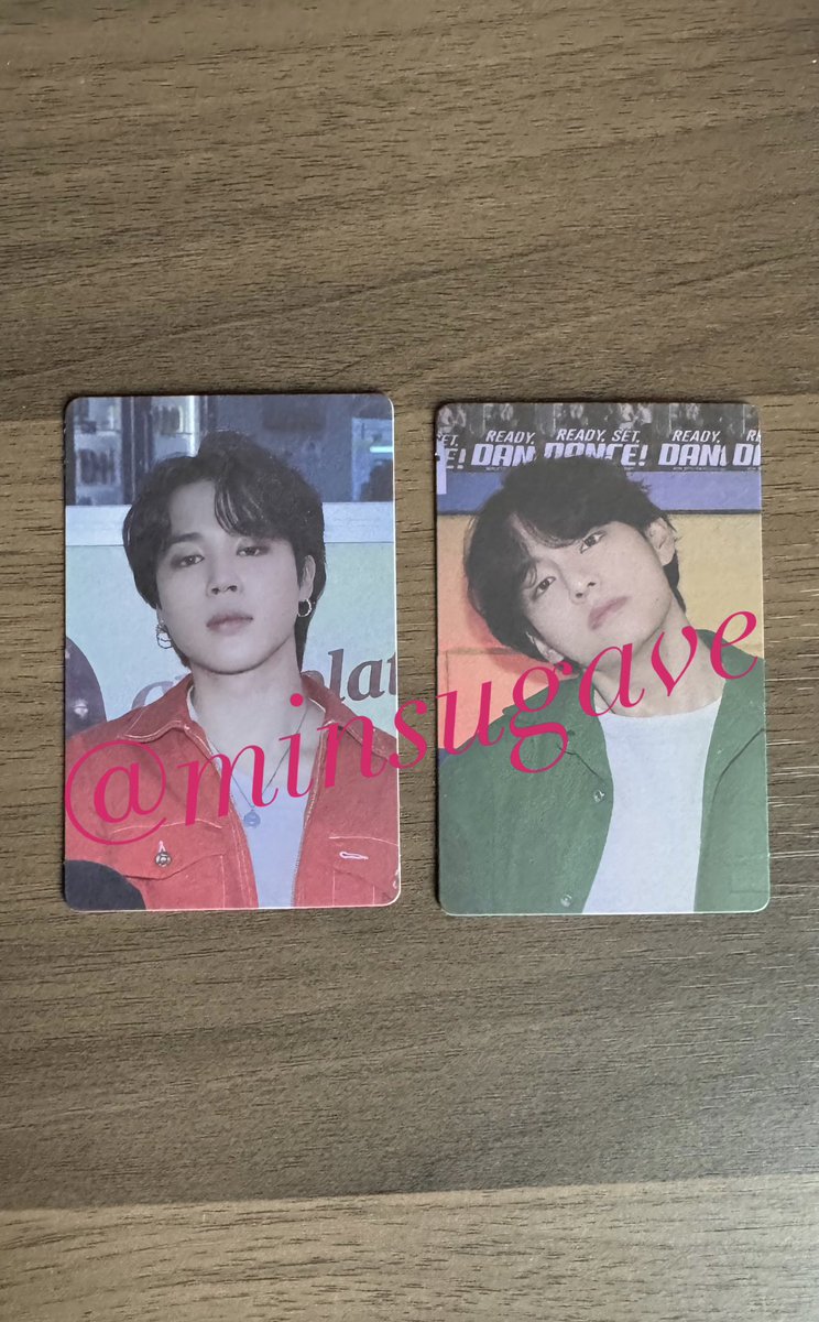 minsugave's tweet image. WTS

PTD live USA Target exclusive photocard 

Jimin &amp;amp; Taehyung

250k each

Ready Jakarta

want to sell bangtan pc
Wts BTS Ina Photocard PC
#wtsbts
#btswts
