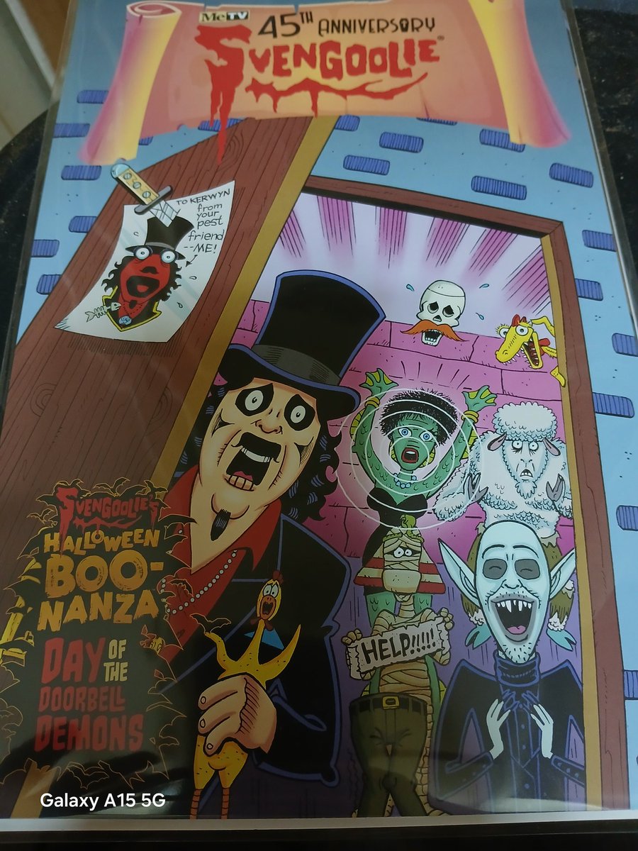 T-dog (@t_doggg) on Twitter photo Just got this bad boy in the mail YAY!!!! <a href="/Svengoolie/">Svengoolie</a> <a href="/realpinuppalmer/">Pinup Palmer</a> #svensquad #svenpals <a href="/MeTV/">MeTV</a> #svengoolie #gwengoolie Just got this bad boy in the mail YAY!!!! <a href="/Svengoolie/">Svengoolie</a> <a href="/realpinuppalmer/">Pinup Palmer</a> #svensquad #svenpals <a href="/MeTV/">MeTV</a> #svengoolie #gwengoolie