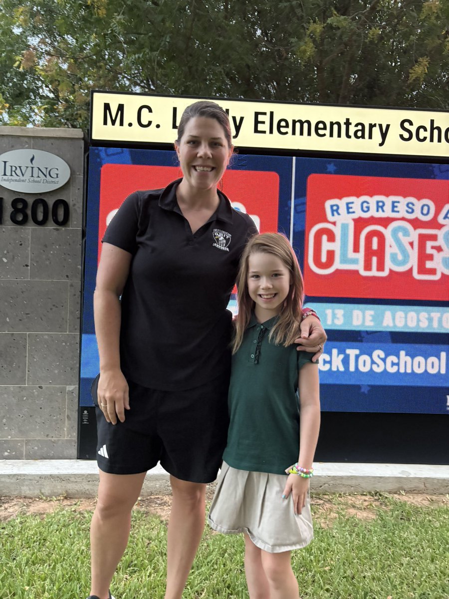 livelype's tweet photo. My new @LivelyEagles following in mommy’s footsteps as a Lively Eagle. We are ready to put #excellenceinaction in the @IrvingISD #firstdayofschool2025 let’s make it a great year https://t.co/W2f3bKLf5s